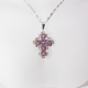 Small Cross - Trevina-Silver Chain - 1